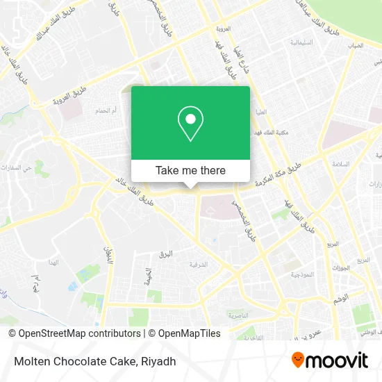Molten Chocolate Cake map