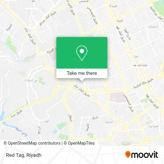 Red Tag map