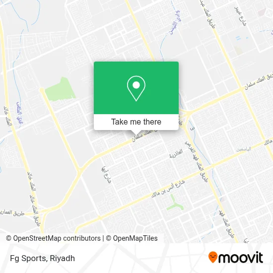 Fg Sports map