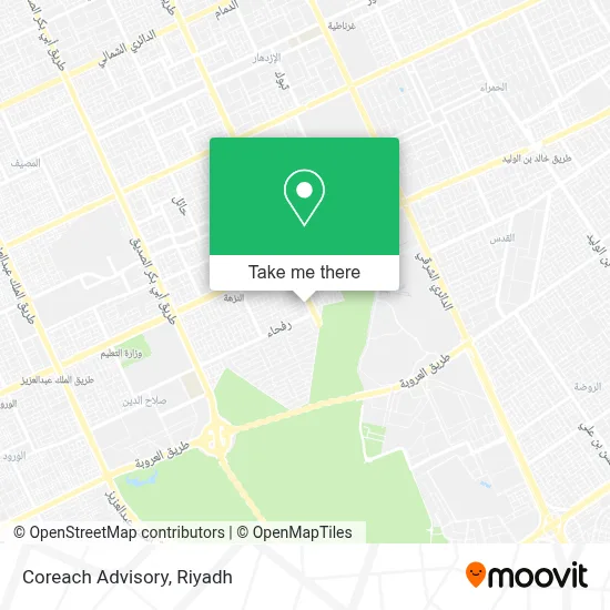 Coreach Advisory map