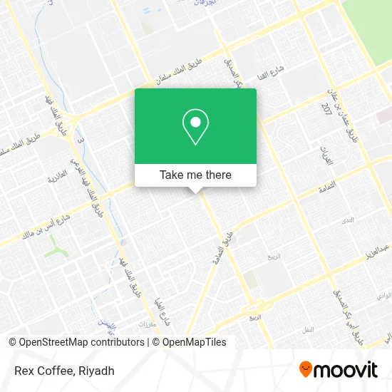 Rex Coffee map