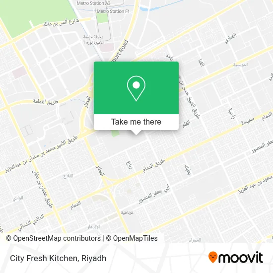 City Fresh Kitchen map