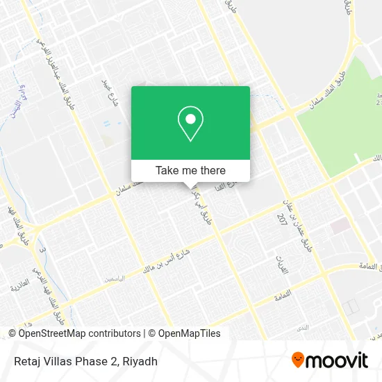 Retaj Villas Phase 2 map