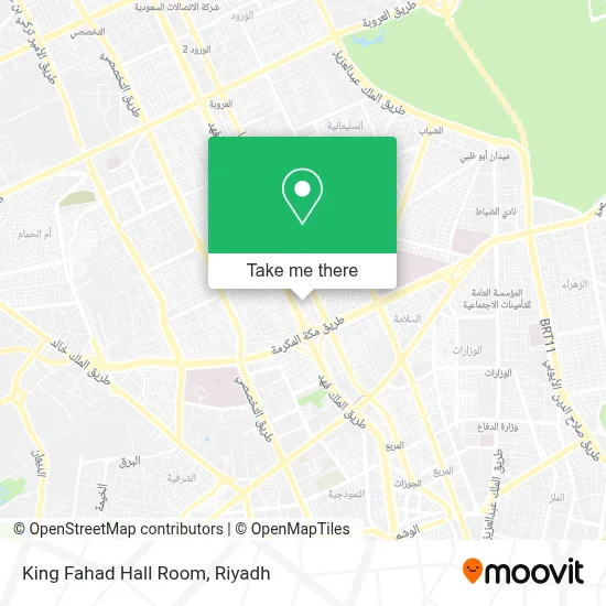 King Fahad Hall Room map