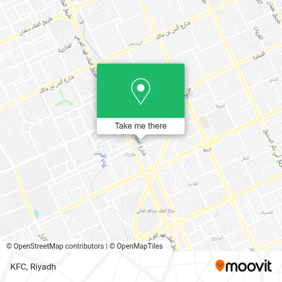 KFC map