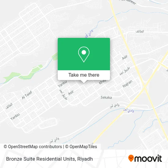 Bronze Suite Residential Units map