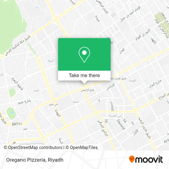 Oregano Pizzeria map