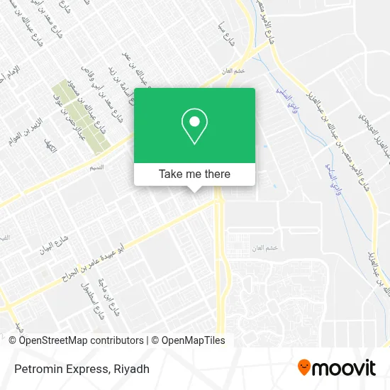Petromin Express map