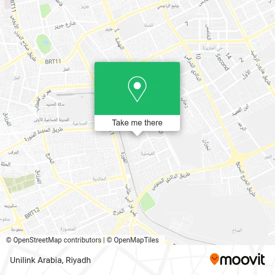Unilink Arabia map