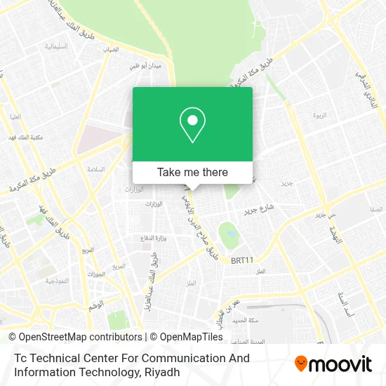 Tc Technical Center For Communication And Information Technology map
