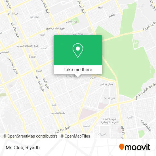 Ms Club map