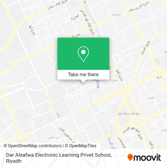 Dar Alsafwa Electronic Learning Privet School map