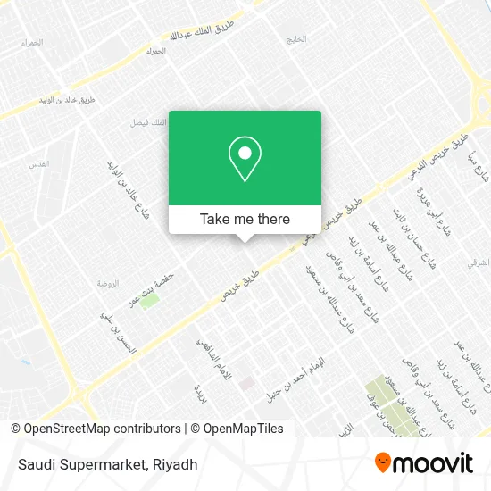 Saudi Supermarket map