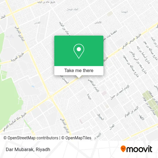 Dar Mubarak map