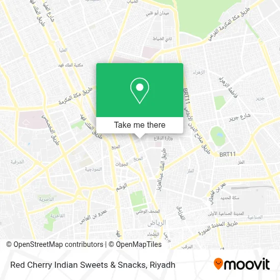 Red Cherry Indian Sweets & Snacks map