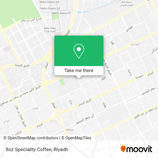 8oz Speciality Coffee map