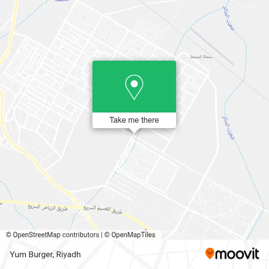 Yum Burger map