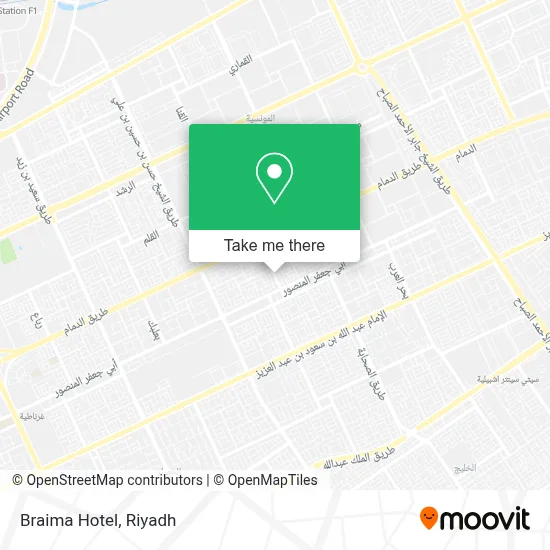 Braima Hotel map