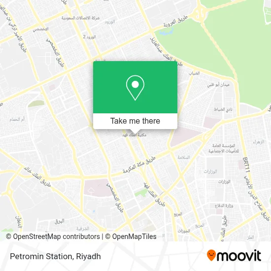 Petromin Station map