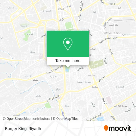 Burger King map