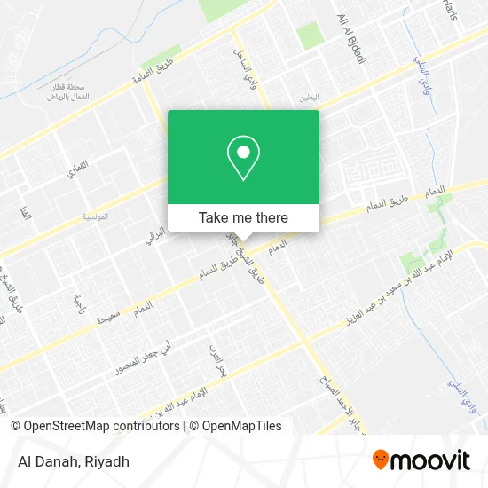 Al Danah map