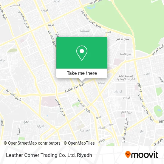 Leather Corner Trading Co. Ltd map