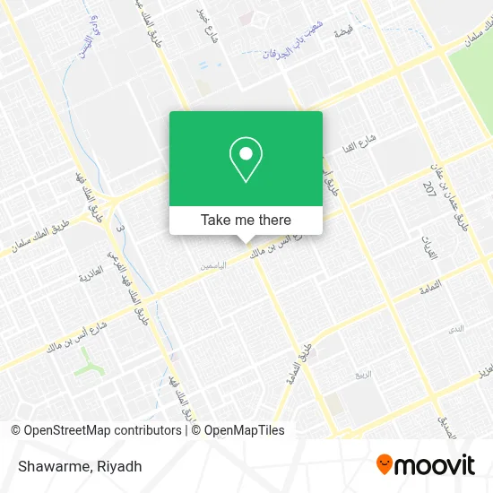 Shawarme map