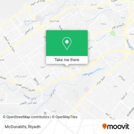 McDonald's map