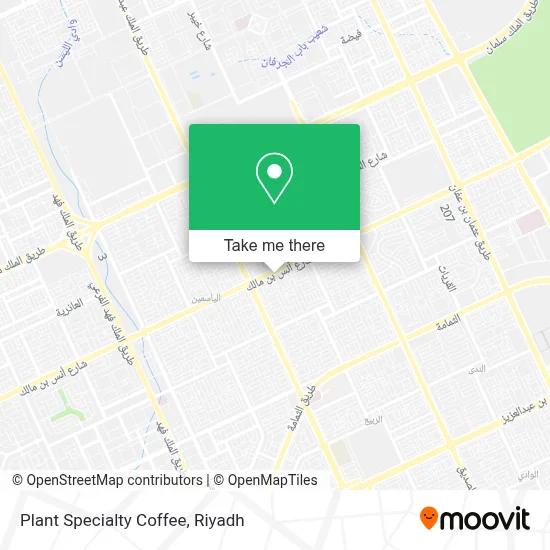 Plant Specialty Coffee map