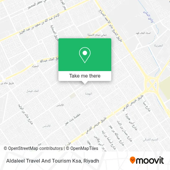 Aldaleel Travel And Tourism Ksa map