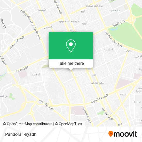 Pandora map