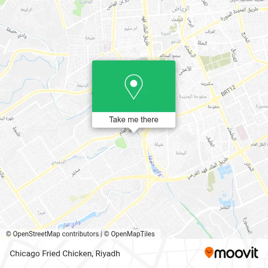 Chicago Fried Chicken map