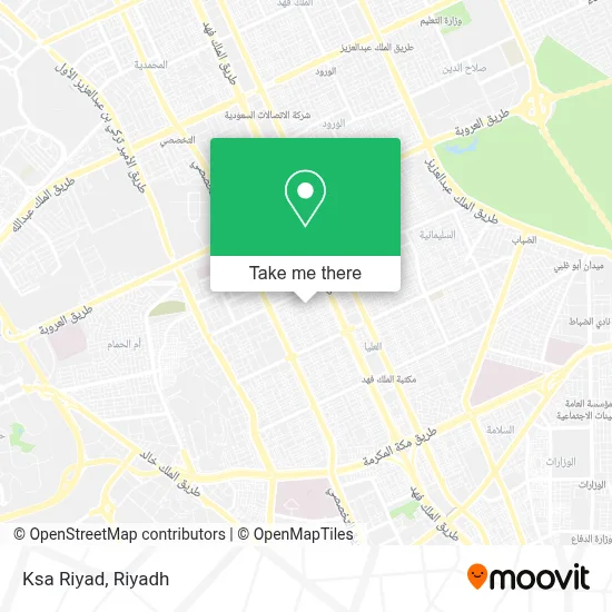 Ksa Riyad map