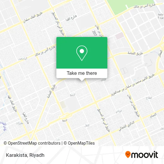 Karakista map