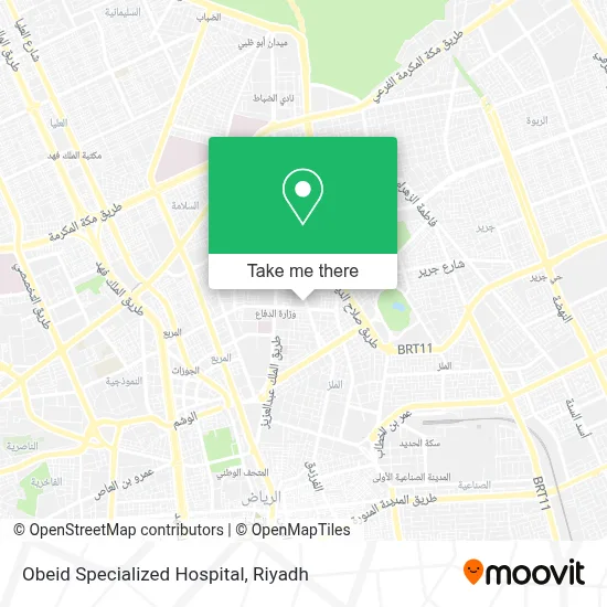 Obeid Specialized Hospital map