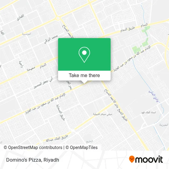 Domino's Pizza map