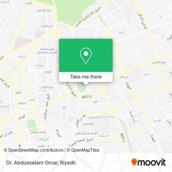 Dr. Abdussalam Omar map