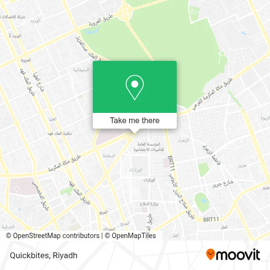 Quickbites map