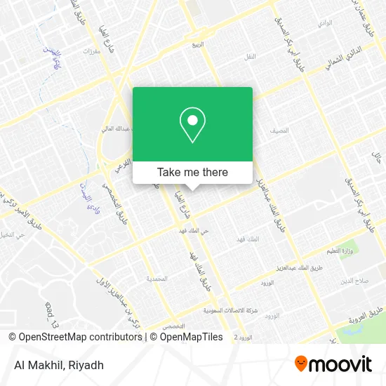 Al Makhil map