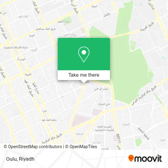 Oulu map