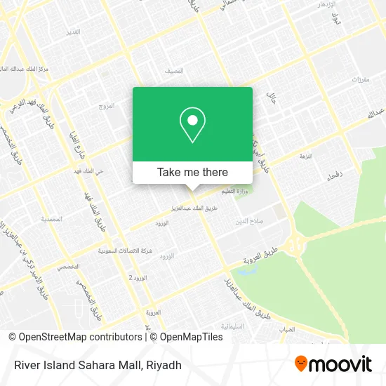 River Island Sahara Mall map