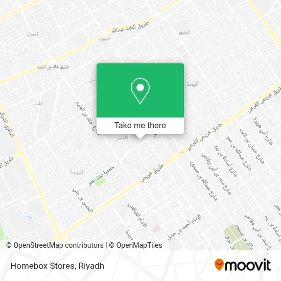 Homebox Stores map