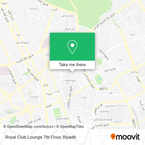 Royal Club Lounge 7th Floor map