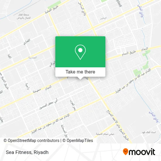 Sea Fitness map