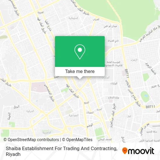 Shaiba Establishment For Trading And Contracting map