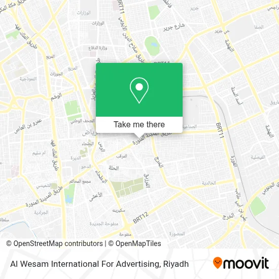 Al Wesam International For Advertising map