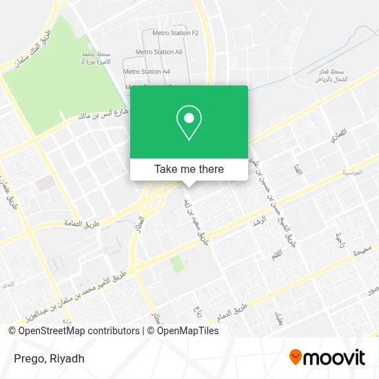 Prego map
