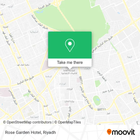 Rose Garden Hotel map