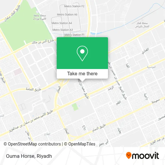 Ouma Horse map