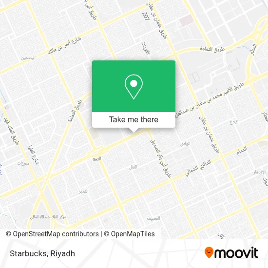 Starbucks map